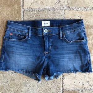 Hudson frayed edge shorts